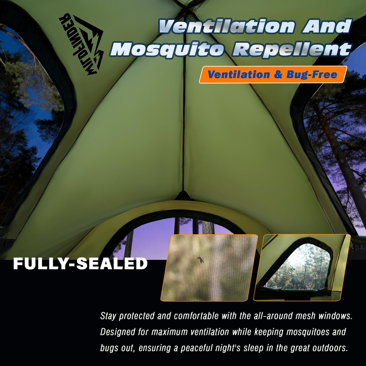 WildFinder tent packed in carry bag highlighting compact transportability