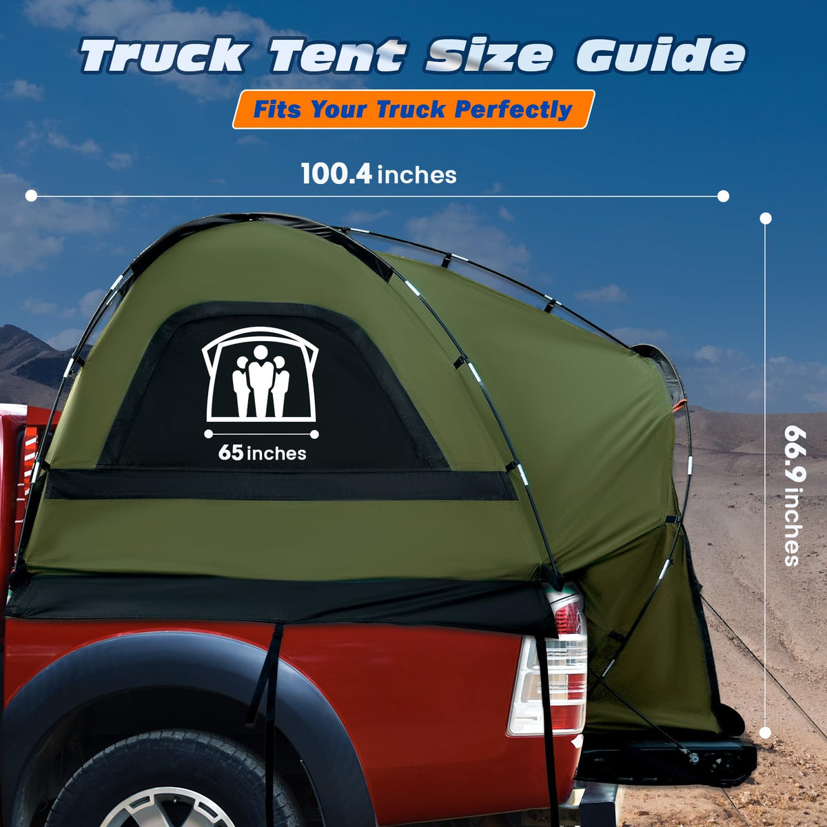 WildFinder beside gear showing bed-length scale and packing benefit