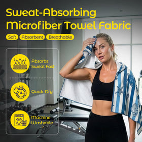 WILDOMS microfiber close-up showing soft texture and fast absorption