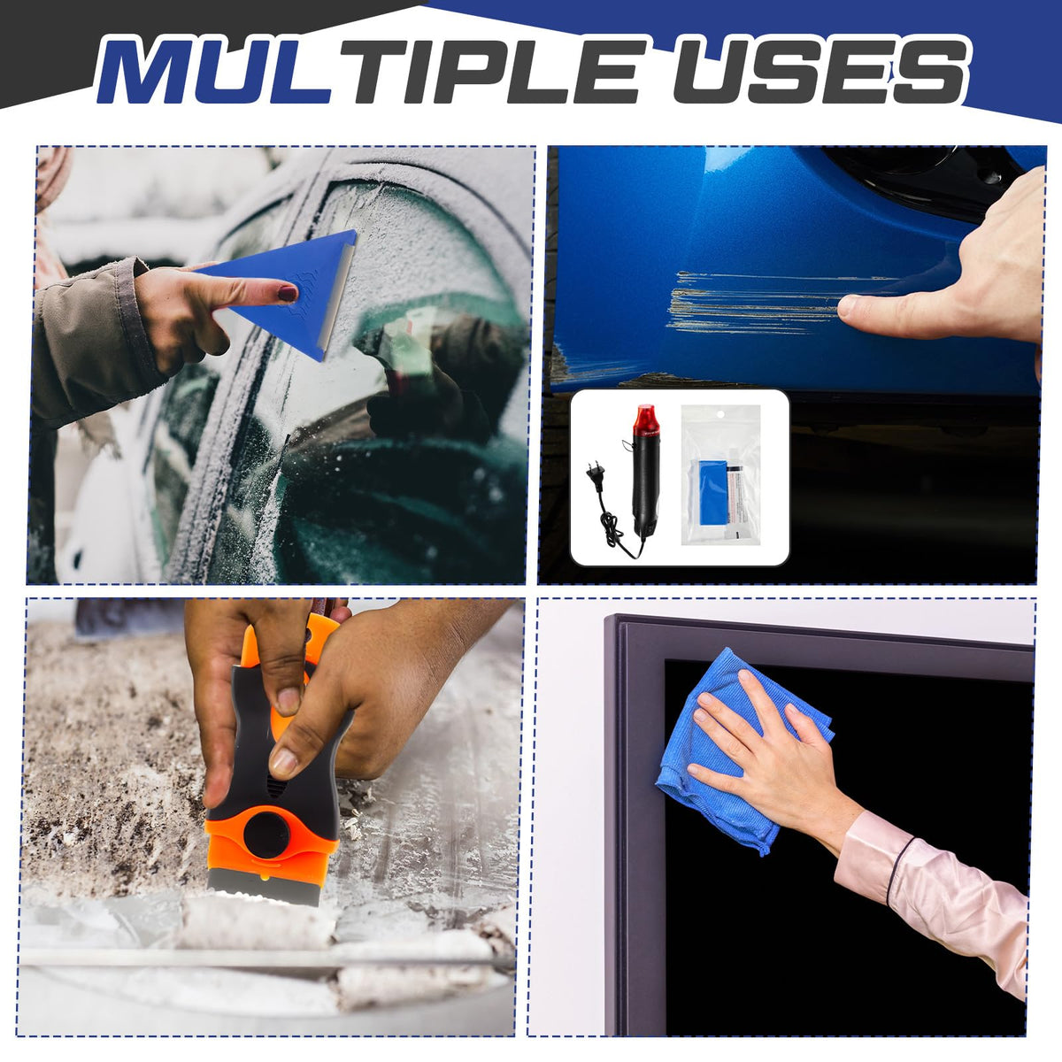 WILLBOND tool kit in use removing car badge to speed prep