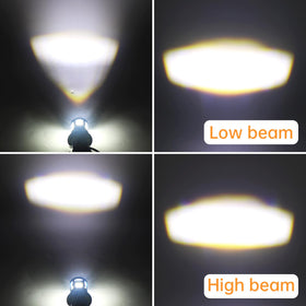 Windance lens detail demonstrating focused beam control and reduced glare benefit