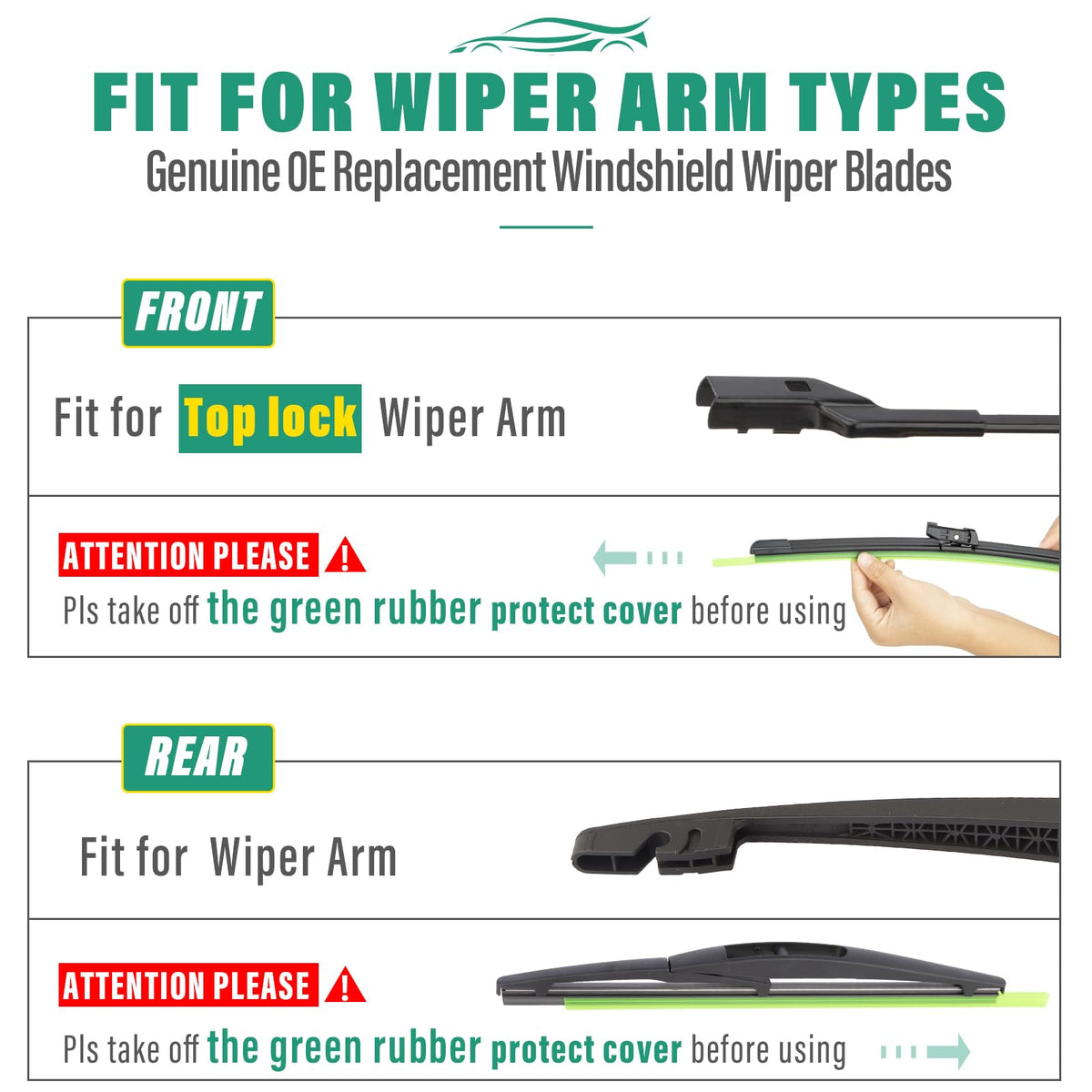 WINDSMILE size comparison chart illustrating correct 24/19/10 fitment