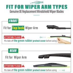 WINDSMILE size comparison chart illustrating correct 24/19/10 fitment