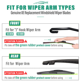 WINDSMILE product label with fitment details ensuring correct Jeep matching
