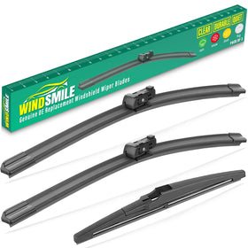 WINDSMILE front packaging showing the Trailblazer wiper set and quick-fit benefit