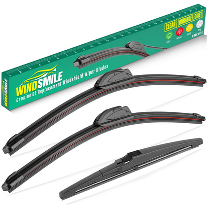 WINDSMILE front packaging showing full three-piece kit and clear fitment benefit