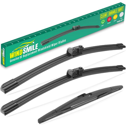 WINDSMILE front packaging showing XC60 compatible blade set and benefit of full replacement