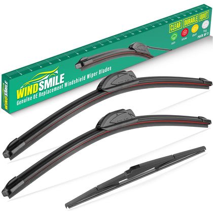 WINDSMILE front packaging showing full wiper set for quick replacement benefit