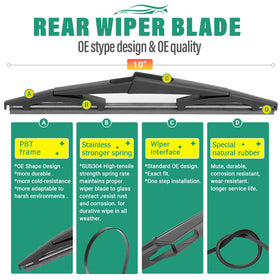 WINDSMILE installed 26 inch driver blade on Pathfinder offering clear visibility