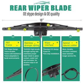 WINDSMILE installed front wiper on Toyota FJ Cruiser improving windshield visibility