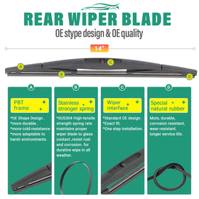 WINDSMILE installed front wipers on Mazda 3 for improved visibility