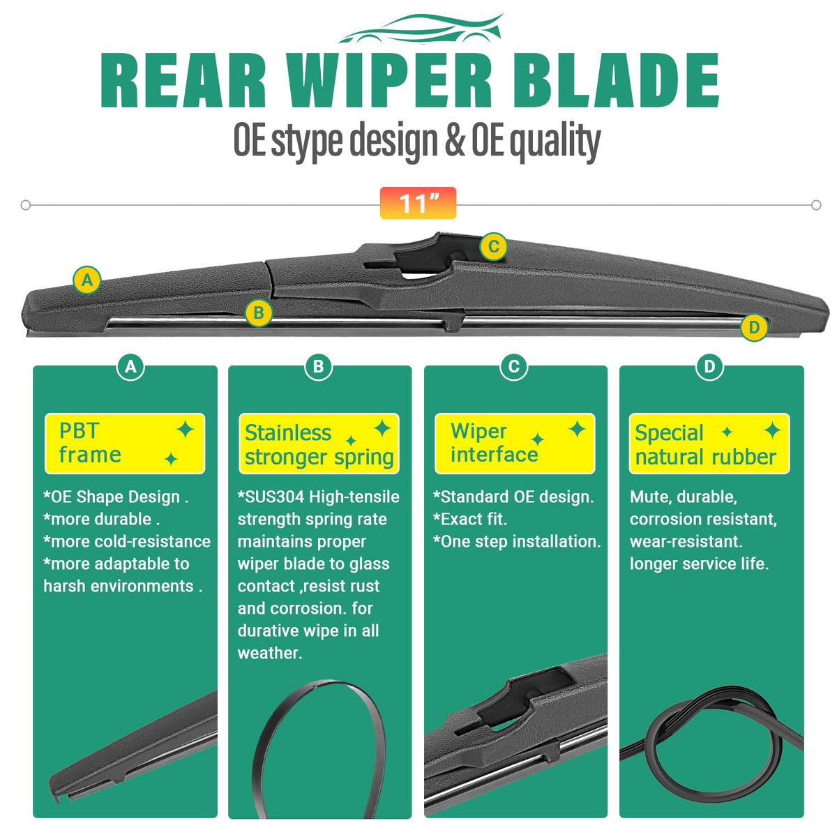 WINDSMILE installed front wipers on Chevrolet Trax for precise coverage