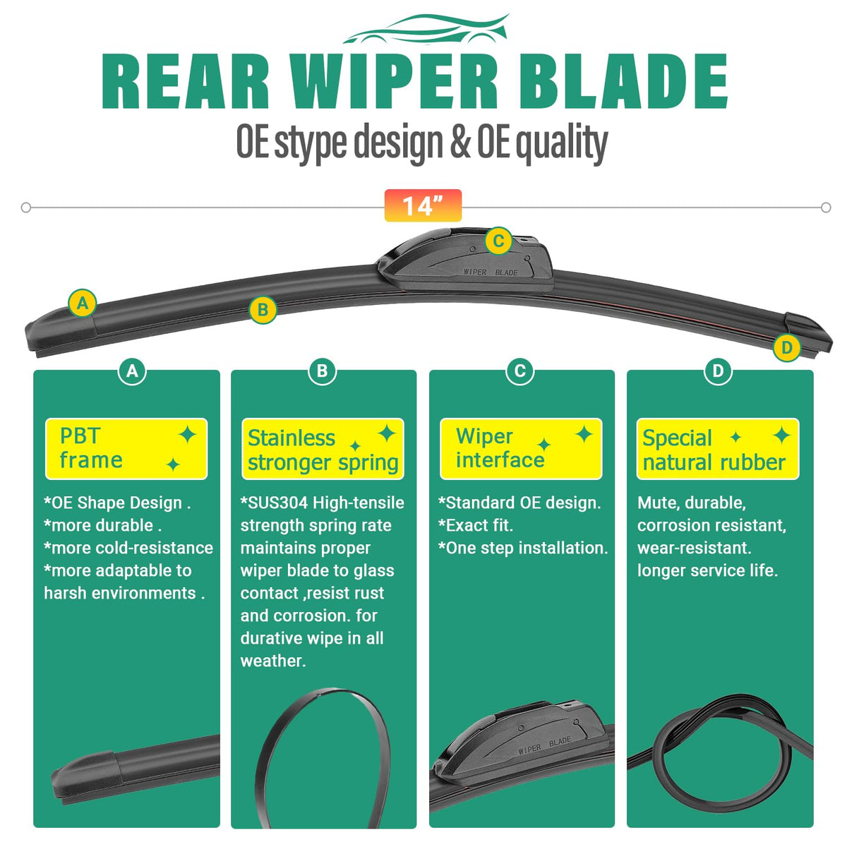 WINDSMILE installed on windshield front view improving driver visibility