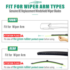 WINDSMILE wipers clearing rain in driving scene for safer, clearer vision