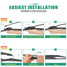 WINDSMILE packaged kit displaying front and rear blades for convenience