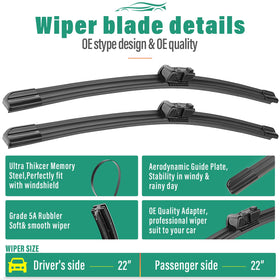 WINDSMILE 12-inch rear blade detail demonstrating compact fit and durability