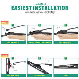 WINDSMILE installation guide sheet and storage showing simple setup benefit