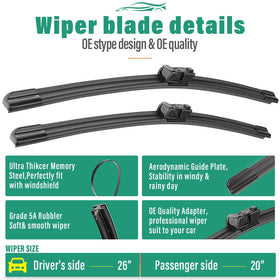 WINDSMILE wiper clearing rain on BMW X5 windshield for improved visibility