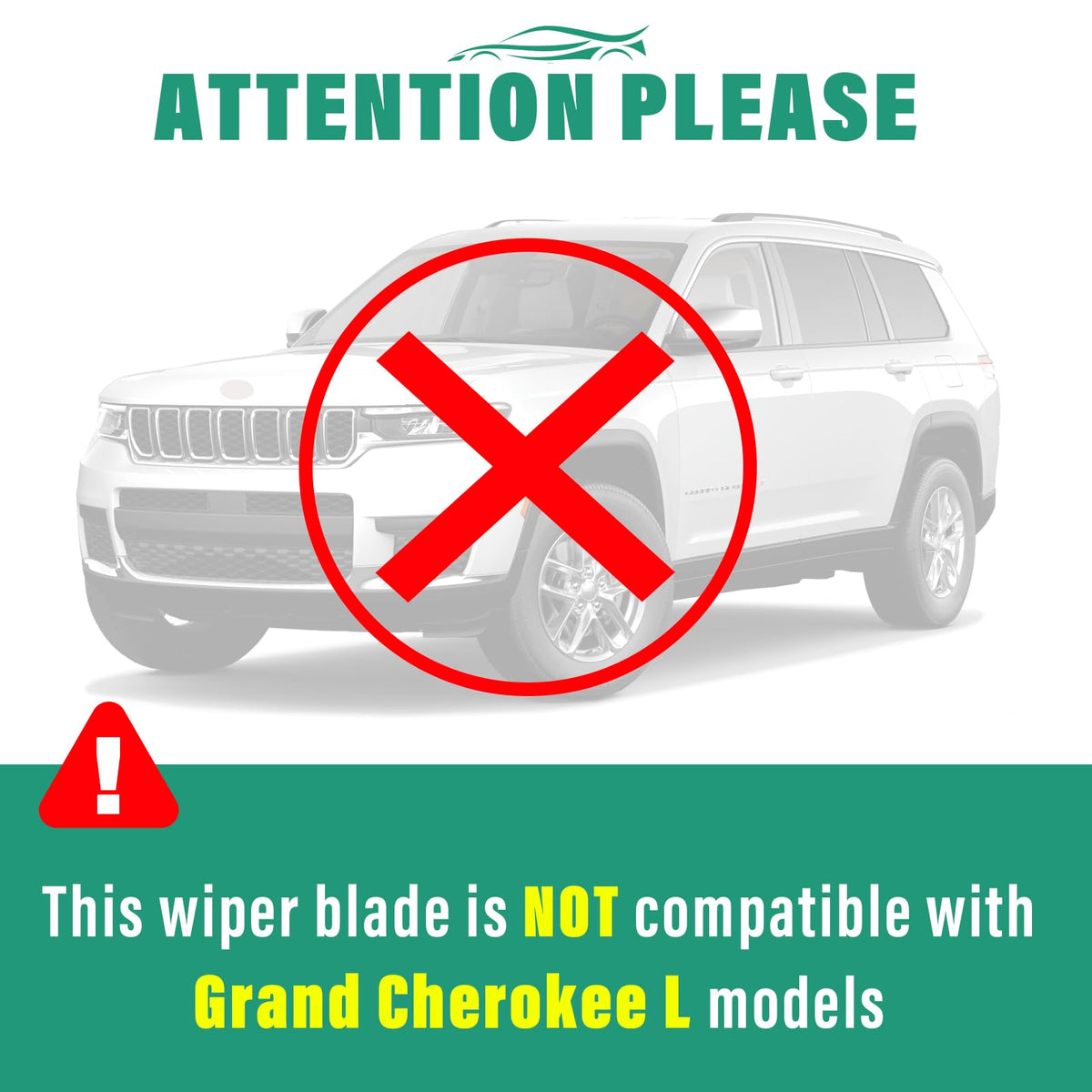 WINDSMILE blades installed on Jeep Grand Cherokee improving visibility