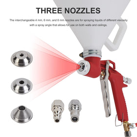 WINMAX TOOLS AUTOMOTIVE dual air inlet ports ensuring smooth air flow and continuous spraying