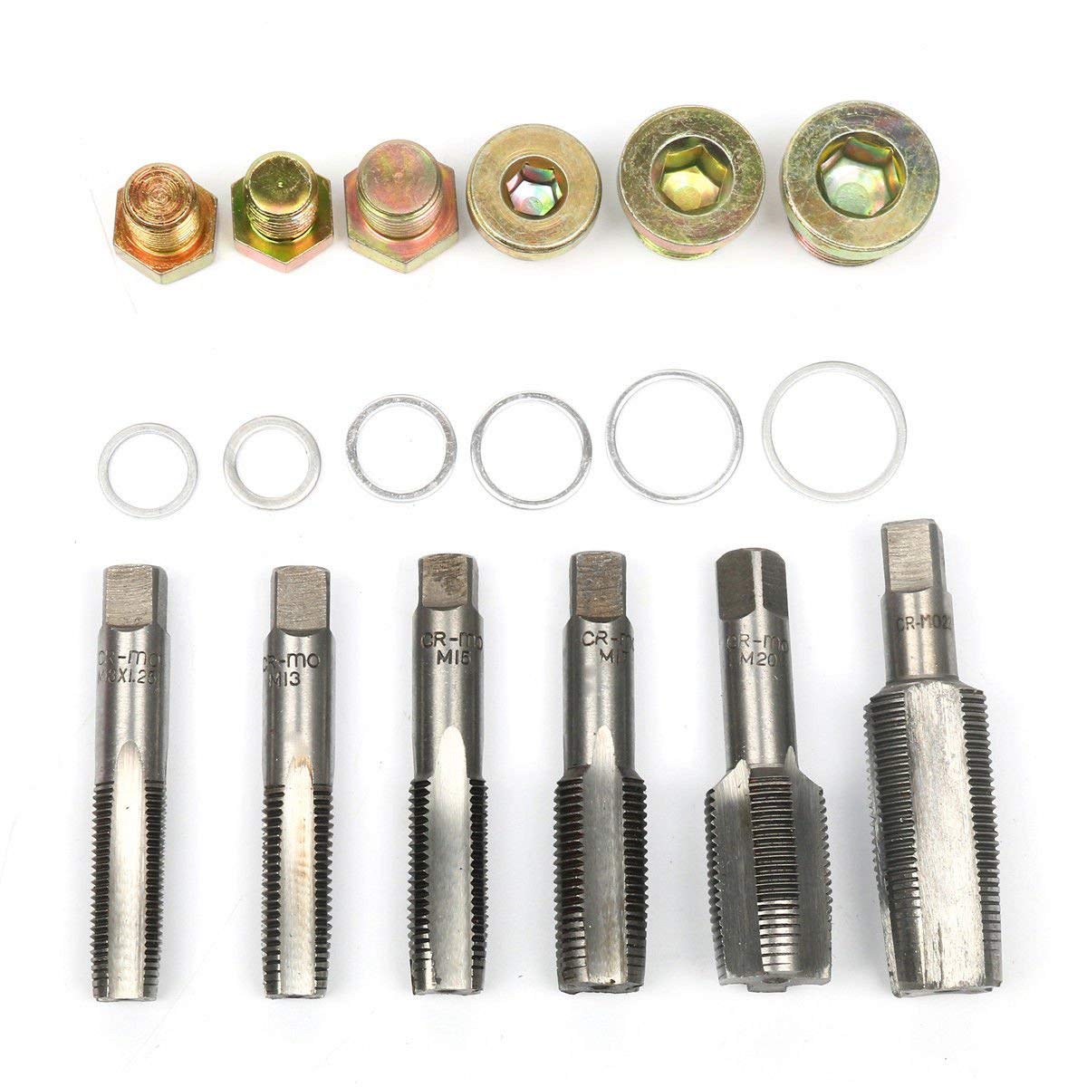WINMAX assorted replacement drain plugs grouped by size for fast selection and fitment