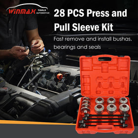 WINMAX kit in use pressing bushing to protect parts during service