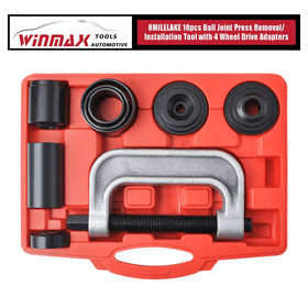 WINMAX TOOLS close-up of C-frame press and screw highlighting durable construction
