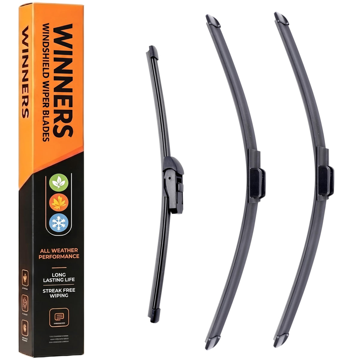 WINNERS front packaging kit showing fit and quick benefits