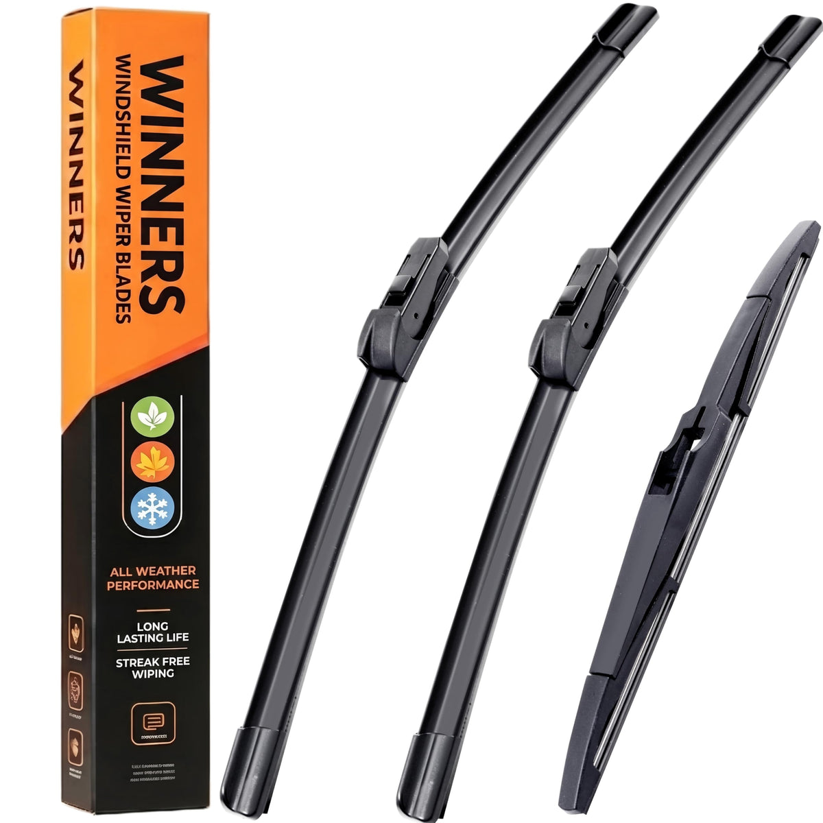 WINNERS front packaging showing full three-piece set and fit