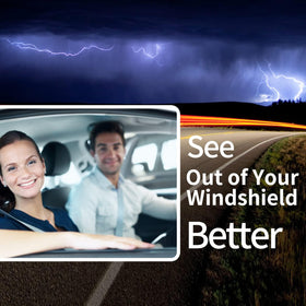 WINNERS lifestyle shot from driver's view, clearer road visibility