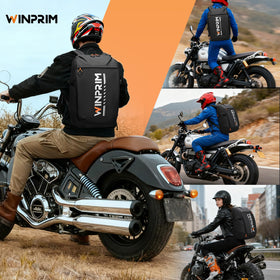 WINPRIM padded shoulder straps and breathable back support for comfortable carrying