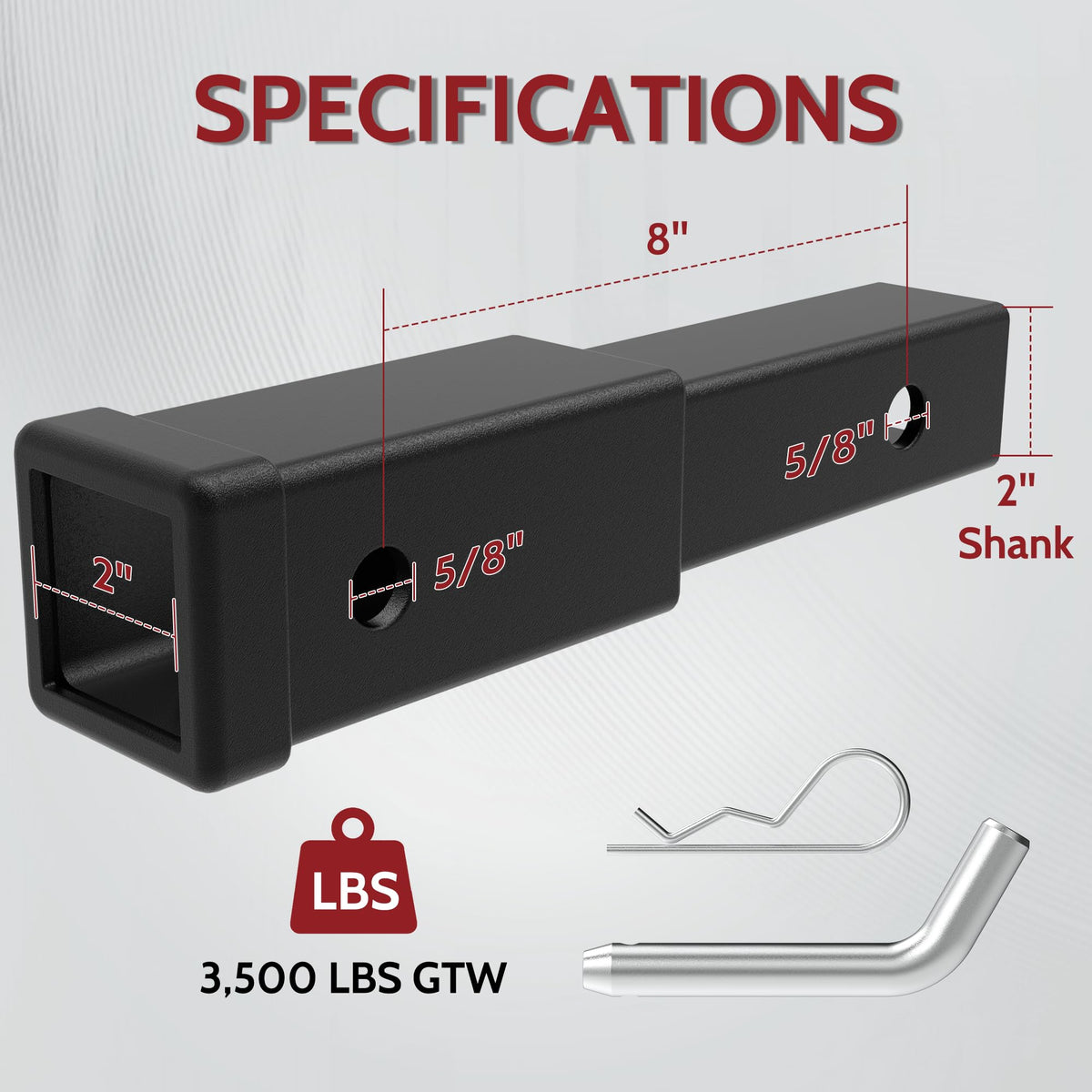 WINSBULL close-up of shank and receiver demonstrating secure fit and compatibility