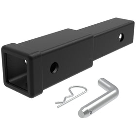 WINSBULL front view extender showing 8 inch extension and universal 2 inch fit benefit