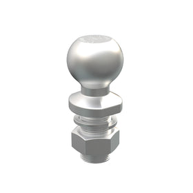 WINSBULL front view of 2-inch stainless hitch ball showing corrosion resistance benefits