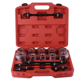WINTOOLS front view of kit showing sleeves and spindles, professional organization benefit