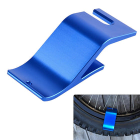 WINTOWIN bead holder tool engaged on rim keeping tire bead centered for easier removal