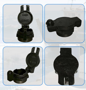WINTOWIN cap secured with a padlock to prevent unauthorized opening