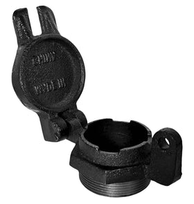 WINTOWIN cap threaded into a diesel transfer tank for easy replacement