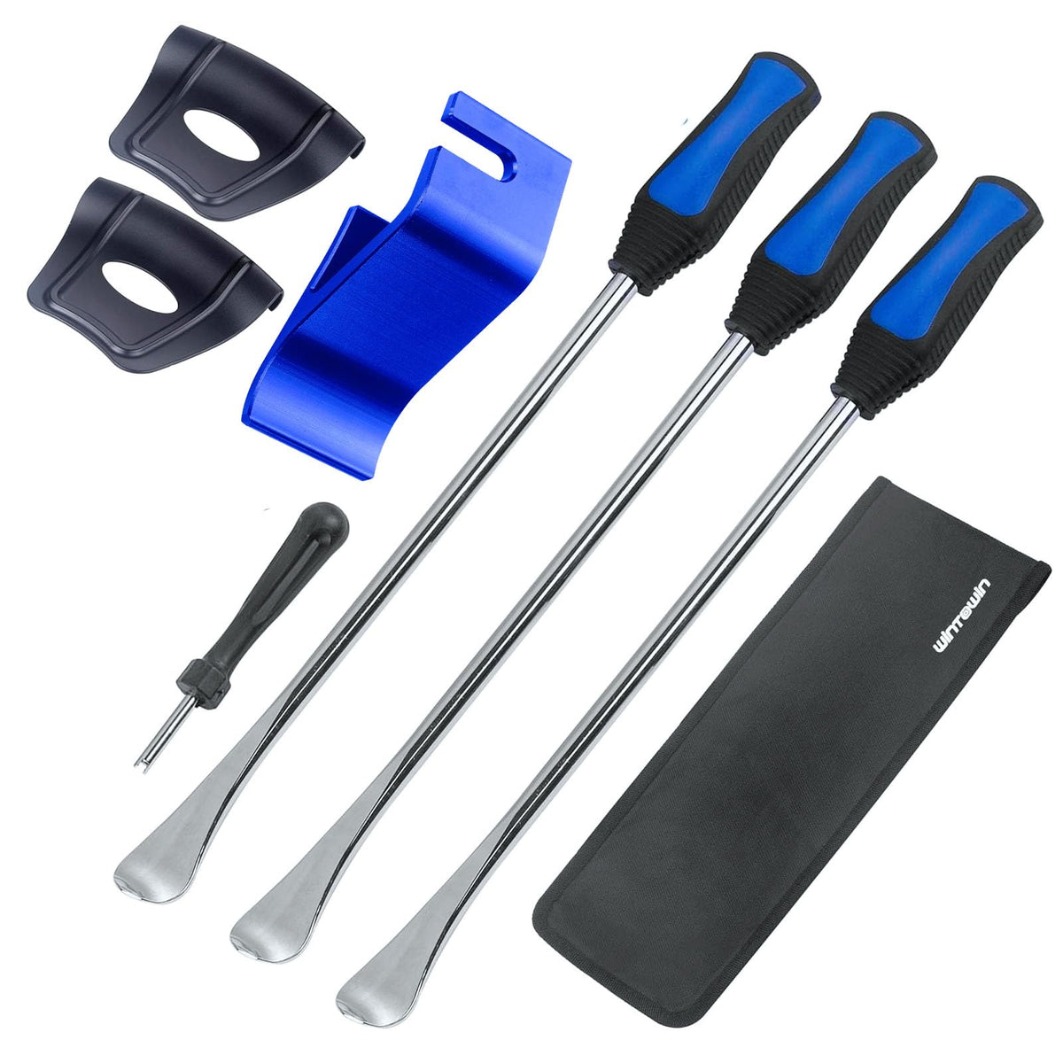 WINTOWIN front kit display with three 14.5-inch spoons and accessories, showing organization benefit