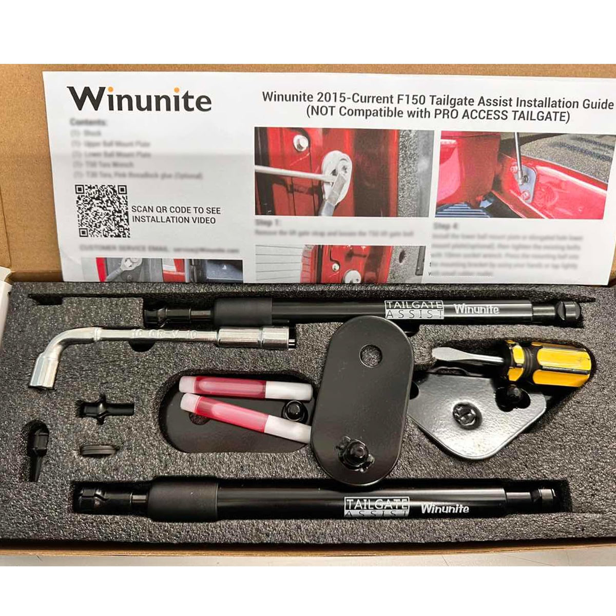 Winunite bracket close-up showing 1045 steel construction and stronger joints benefit