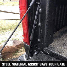 Winunite installed driver side demonstrating balanced support and reduced slamming benefit