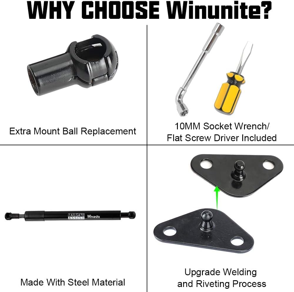 Winunite installed passenger side highlighting symmetrical fit and hinge protection benefit