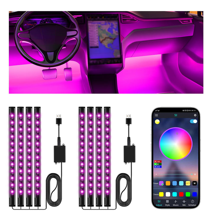 Winzwon front packaging showcasing included LED strips and cable, clear product benefit