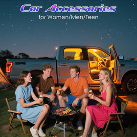 Winzwon installed in car footwell creating ambient illumination and improved mood