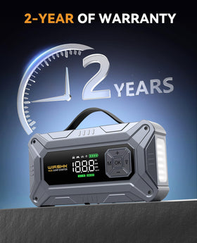 WIRSHK inflating a car tire showing accurate pressure and auto shut-off benefit