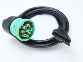 WISDOMHOOD front connector showing secure PT30 ELD fit and reliable data transfer