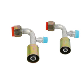 Wisepick front view of both #8 and #10 fittings showing compact set and easy identification