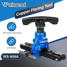 Wisscool close-up of hardened eccentric cone demonstrating smooth metal flow for cleaner flares