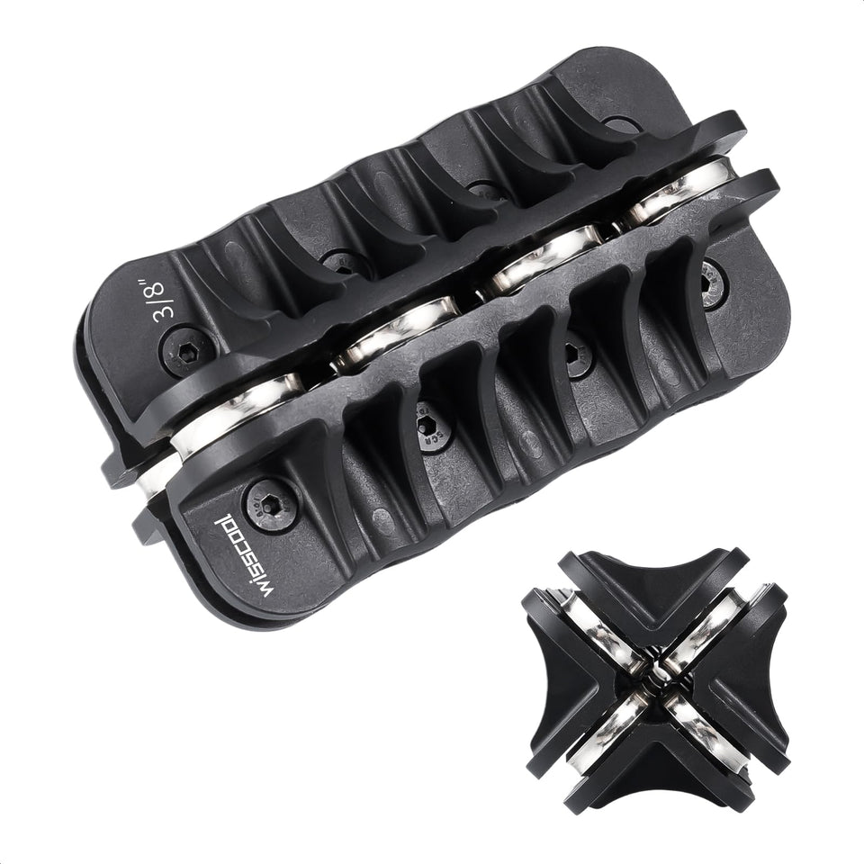 Wisscool front view of straightener showing compact grip and rollers for easier handling