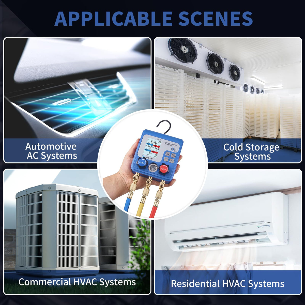 WISSCOOL LED display night visibility aiding accurate readings in low light